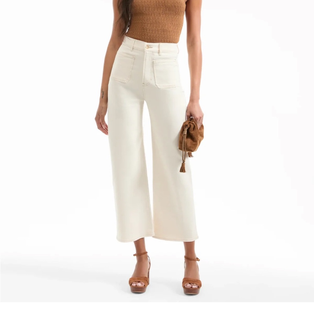 Veronica Beard Grant Wide-Leg Jeans